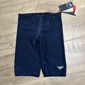 NWT Speedo swim Team Navy Size 28